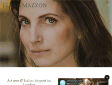 Tablet Screenshot of elenamazzon.com